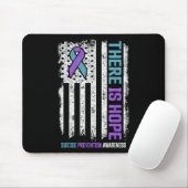 Suicide Prevention American Flag Hoffnung Suicide Mousepad (Mit Mouse)