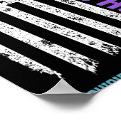 Suicide Prevention American Flag Hoffnung Suicide Poster (Ecke)