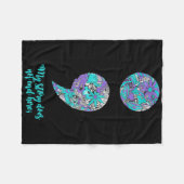 Suicide Prevention And Depression Awareness 2  Fleecedecke (Vorderseite (Horizontal))