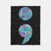 Suicide Prevention And Depression Awareness 3 Fleecedecke (Vorderseite)