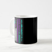 Suicide Prevention Awareness American Flag Ribbon  Kaffeetasse (Vorderseite Links)