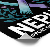 Suicide Prevention Awareness Aunts  Poster (Ecke)