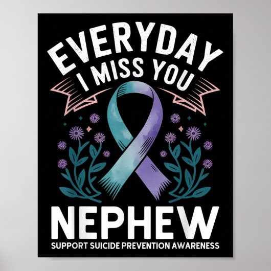 Suicide Prevention Awareness Aunts  Poster (Vorne)