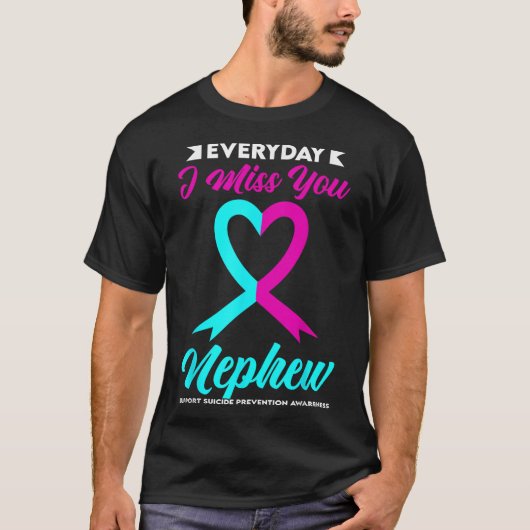 Suicide Prevention Awareness Aunts  T-Shirt (Vorderseite)