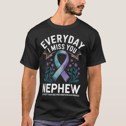 Suicide Prevention Awareness Aunts T-Shirt (Vorderseite)