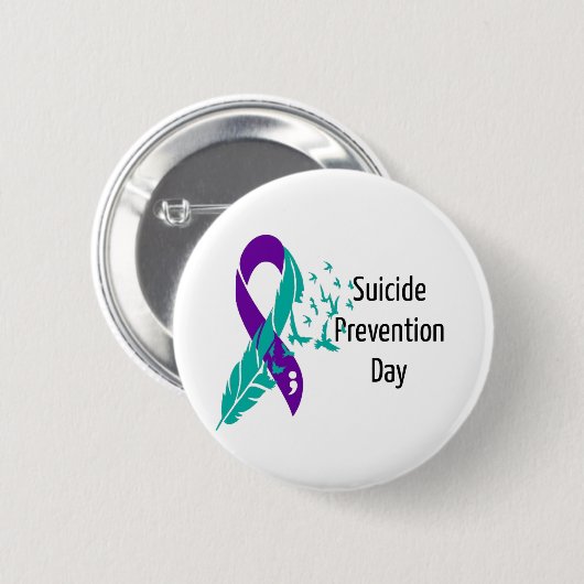Suicide Prevention Awareness Button (Vorne & Hinten)