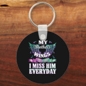 Suicide Prevention Awareness I Miss My Brother Eve Schlüsselanhänger (Vorderseite)