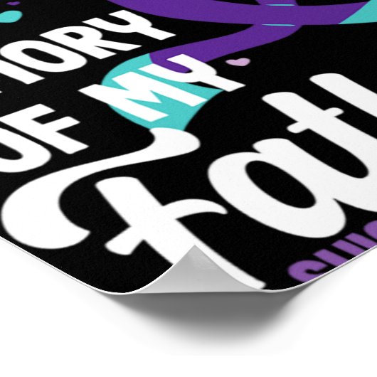 Suicide Prevention Awareness In Memory Of Father Poster (Ecke)