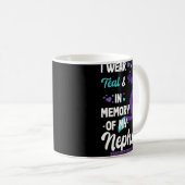 Suicide Prevention Awareness In Memory Of Nephew Kaffeetasse (VorderseiteRechts)