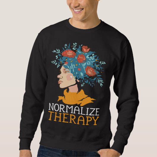 Suicide Prevention Awareness Mental Health Depress Sweatshirt (Vorderseite)