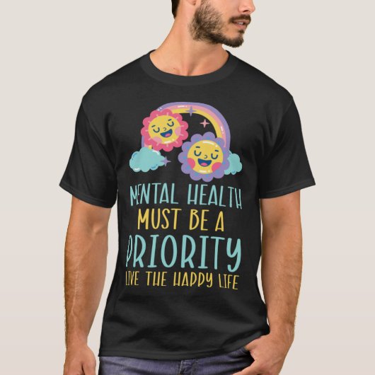 Suicide Prevention Awareness Mental Health Depress T-Shirt (Vorderseite)