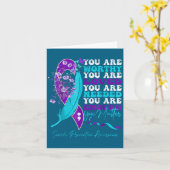 Suicide-prevention Awareness-sitive-motivational-s Karte (Gelbe Blume)