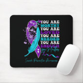 Suicide-prevention Awareness-sitive-motivational-s Mousepad (Mit Mouse)