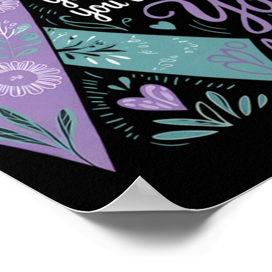 Suicide Prevention Awareness Sitive Suprt You Poster (Ecke)