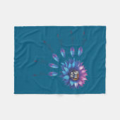 Suicide Prevention Awareness Sunflower You Are 988 Fleecedecke (Vorderseite (Horizontal))
