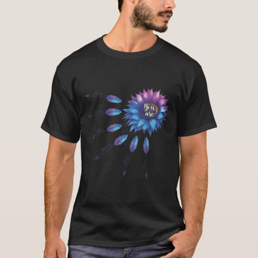 Suicide Prevention Awareness Sunflower You Are 988 T-Shirt (Vorderseite)