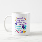 Suicide Prevention Broken Still Color Kaffeetasse (Links)