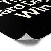 Suicide Prevention- Don't Let The Hard Days Win Pr Poster (Ecke)