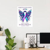 Suicide Prevention Memorial Funeral Welcome Sign Poster (Heimbüro)