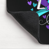 Suicide Prevention - Semicolon Suicide Awareness R Mousepad (Ecke)