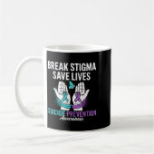 Suicide Prevention Suprt Break Stigma Suicide Awar Kaffeetasse (Links)
