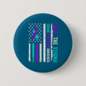 Suicide Prevention Suprt Fight Stigma Suicide Awar Button (Vorderseite)