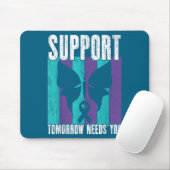 Suicide Prevention Suprt Tomorrow _ I For Suprters Mousepad (Mit Mouse)