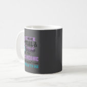 Suicide Prevention Wear Teal Purple Someone Meant Kaffeetasse (Vorderseite Links)