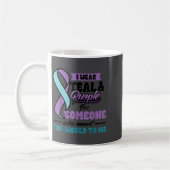Suicide Prevention Wear Teal Purple Someone Meant Kaffeetasse (Links)