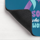 Suicide Prevention Wear Teal Purple Someone Meant  Mousepad (Ecke)