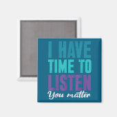 Suicide Prevention You _ I For Suprters Magnet (Vorderseite/Rückseite)