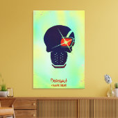 Suicide Squad | Abschaltkopfsymbol Leinwanddruck (Insitu (Wohnzimmer))