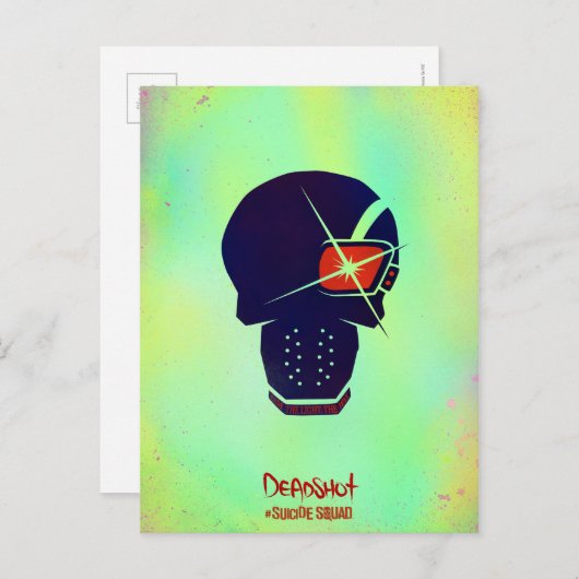 Suicide Squad | Abschaltkopfsymbol Postkarte (Vorne/Hinten)