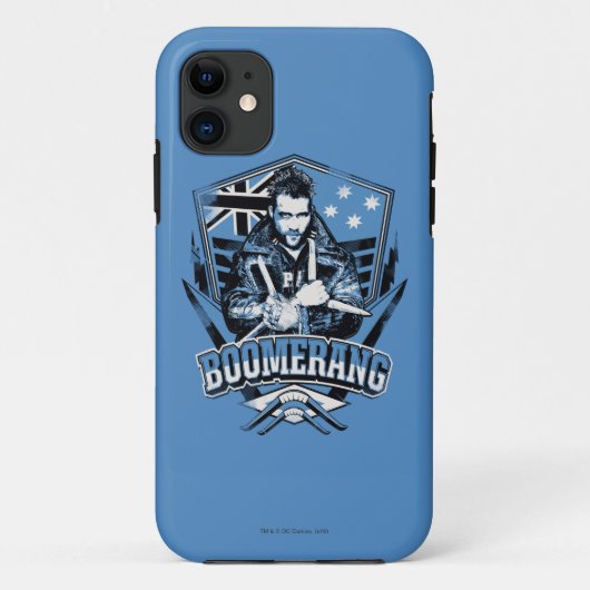Suicide Squad | Abzeichen Boomerang Case-Mate iPhone Hülle (Rückseite)