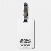 Suicide Squad | Abzeichen Boomerang Gepäckanhänger (Rückseite vertikal)