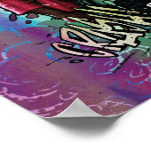 Suicide Squad | Amanda Waller Character Graffiti Poster (Ecke)