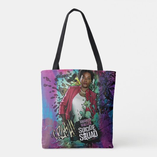 Suicide Squad Amanda Waller Character Graffiti Tasche (Rückseite)