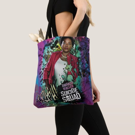 Suicide Squad Amanda Waller Character Graffiti Tasche (Von Nahem)