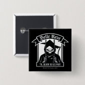Suicide Squad | Belle Reve Sensenmann Graphic Button (Vorne & Hinten)