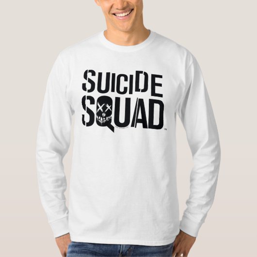 Suicide Squad Black Logo T-Shirt (Vorderseite)