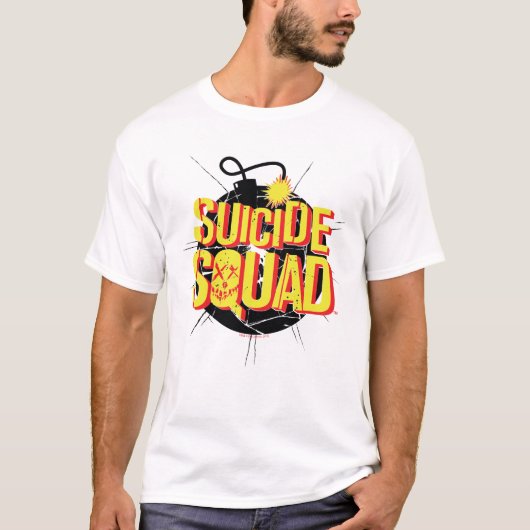 Suicide Squad | Bombenlogo 3 T-Shirt (Vorderseite)