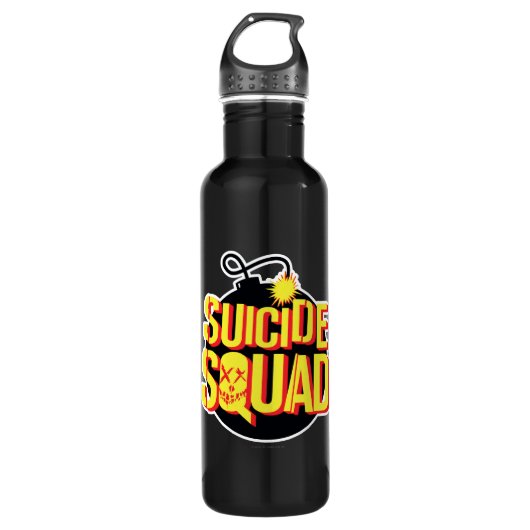 Suicide Squad | Bombenlogo Edelstahlflasche (Vorderseite)