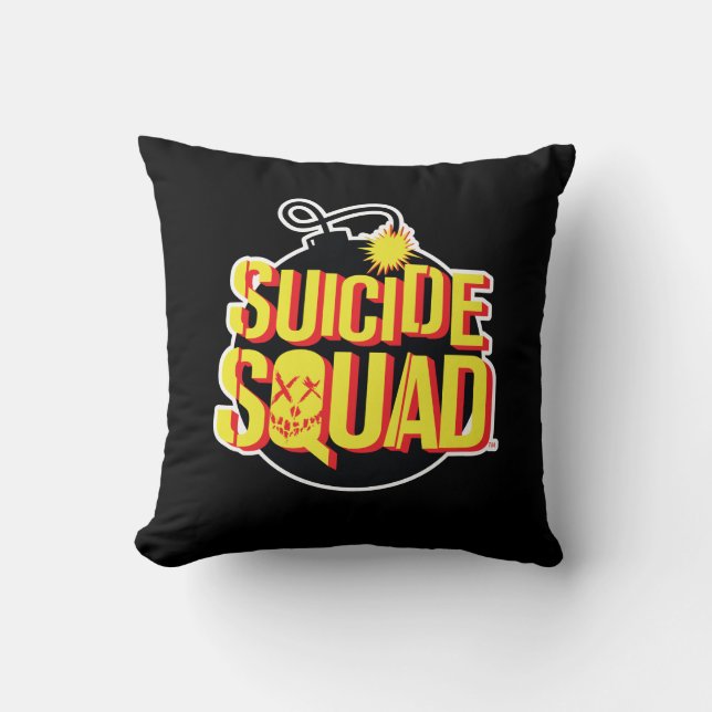 Suicide Squad | Bombenlogo Kissen (Vorderseite)