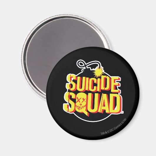 Suicide Squad | Bombenlogo Magnet (Vorderseite/Rückseite)