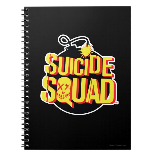 Suicide Squad | Bombenlogo Notizblock (Vorderseite)