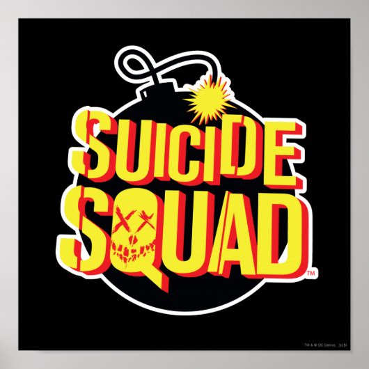 Suicide Squad | Bombenlogo Poster (Vorne)