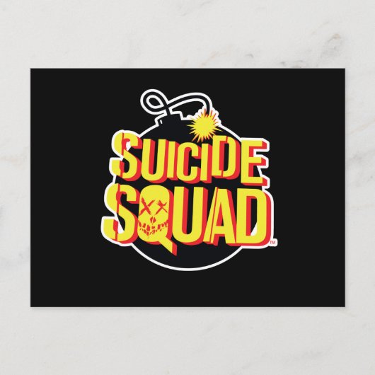 Suicide Squad | Bombenlogo Postkarte (Vorderseite)