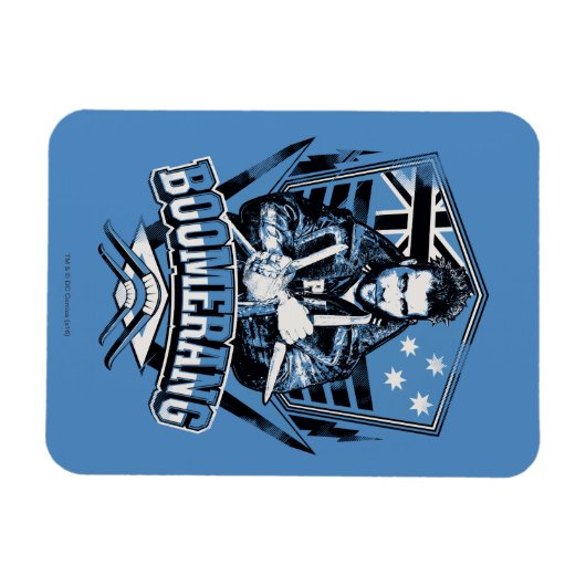 Suicide Squad Boomerang Badge Magnet (Horizontal)