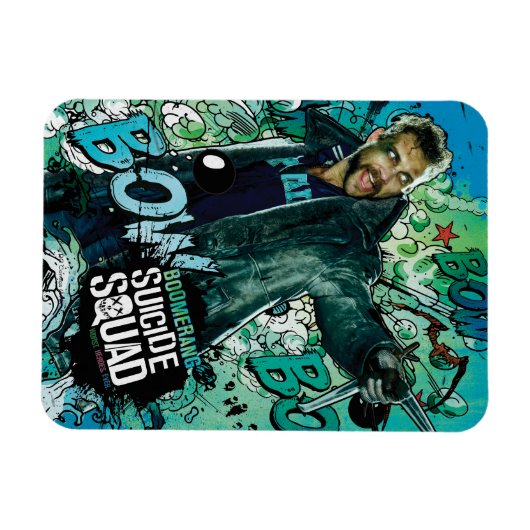 Suicide Squad | Boomerang Character Graffiti Magnet (Horizontal)
