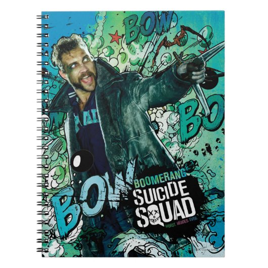Suicide Squad | Boomerang Character Graffiti Notizblock (Vorderseite)